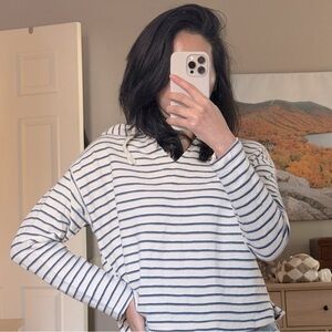 Marine Layer Striped Hoodie S